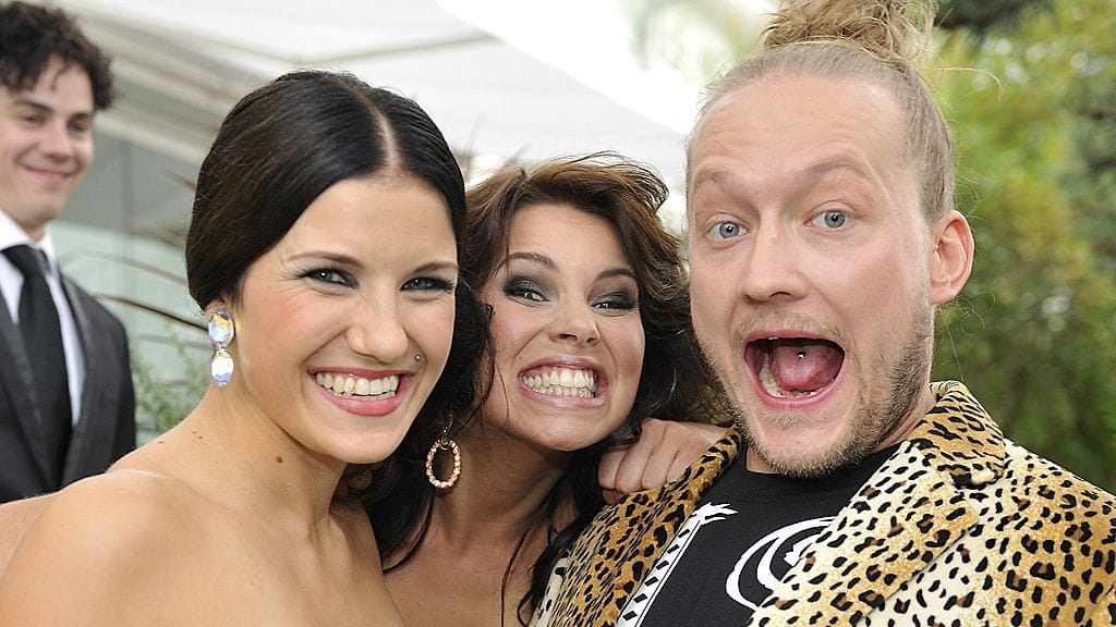 ÄTähtitanssijat Ansku Bergström, Viivi Pumpanen ja Jarppi Leppälä.