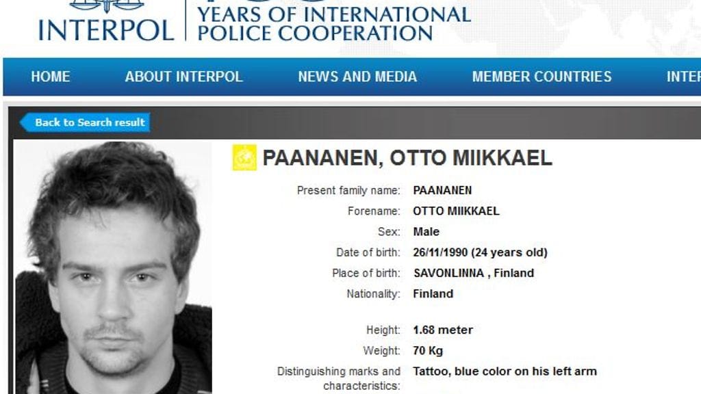 Viimeinen havainto Otto Paanasesta on Marokon Tangerista 11. tammikuuta.