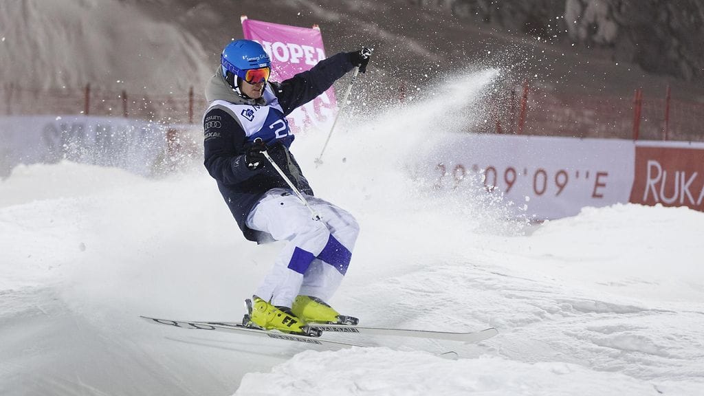 Jussi Penttala Kuusamon maailmancupissa joulukuussa.