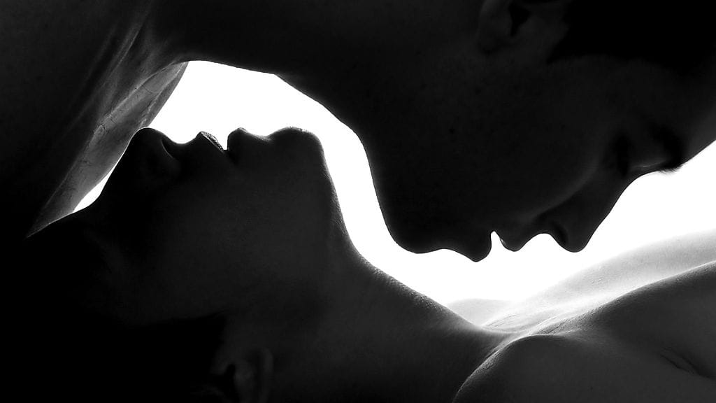 seksi, suudelma, rakkaus