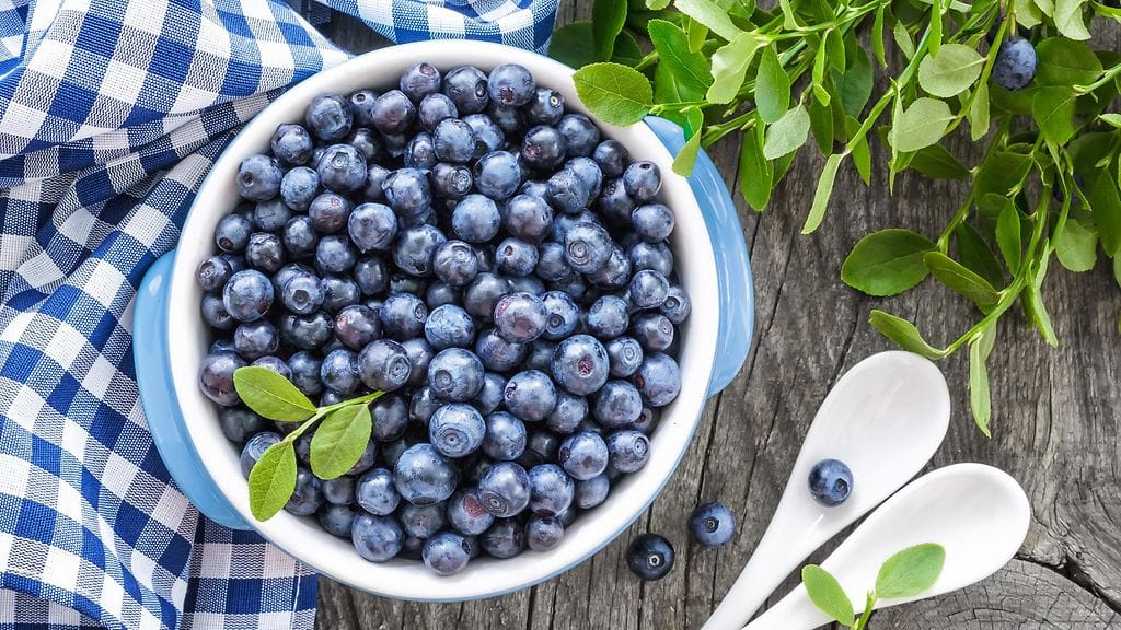 Mustikat ovat sydänystävällinen valinta.