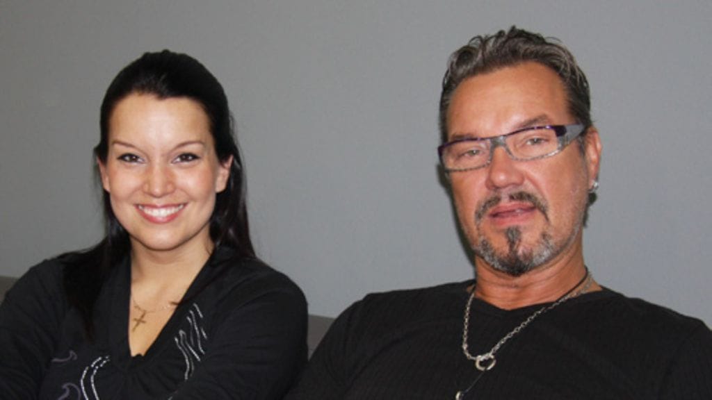 Juha Veijonen ja Sanna Hirvaskari. Kuva: MTV3.