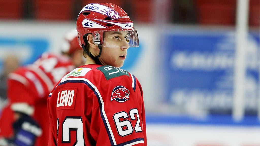 HIFK:n Robert Leino iski kaksi maalia.