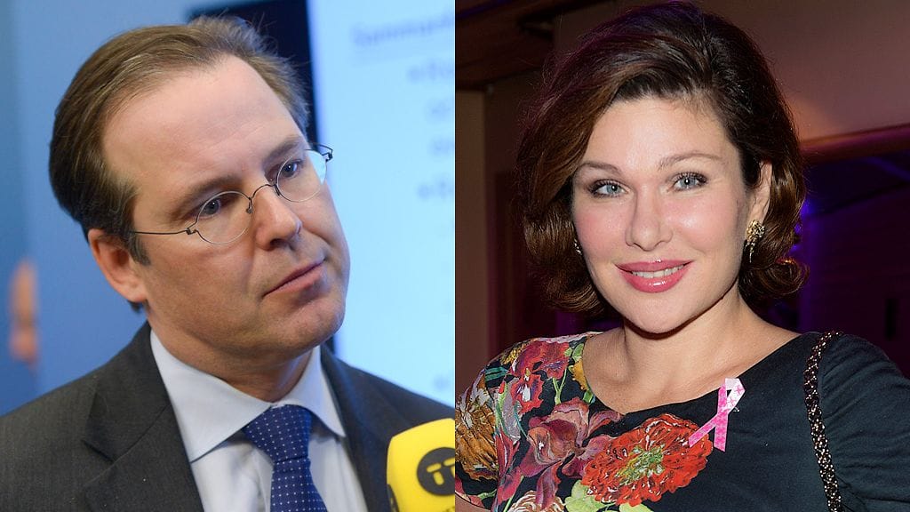 Anders Borg ja Dominika Peczynski myöntävät suhteensa.