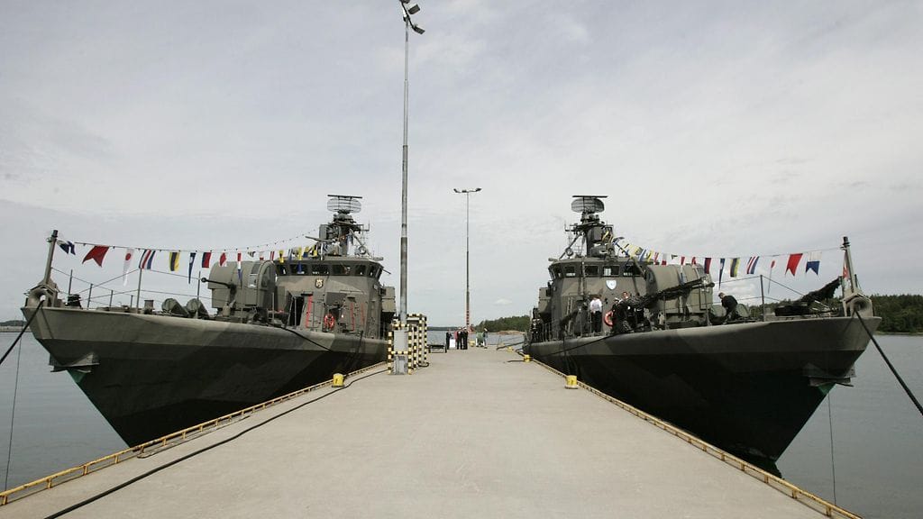 Rauma-luokan ohjusveneitä.