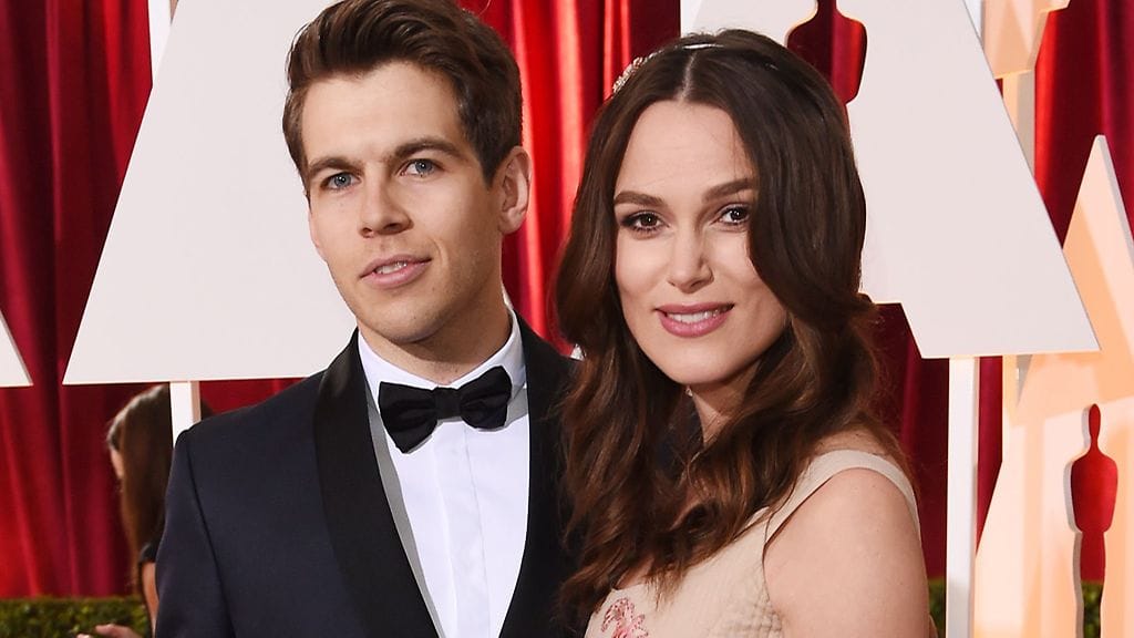 James Righton ja Keira Knightley Oscar-gaalassa 2015