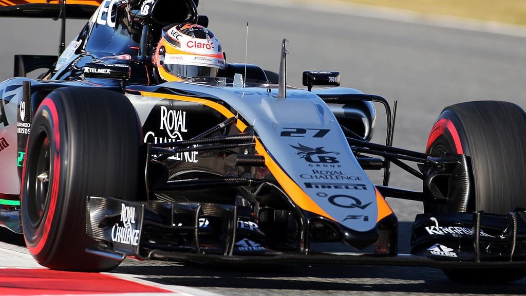 Force Indian kilpakuljettaja Nico Hülkenberg