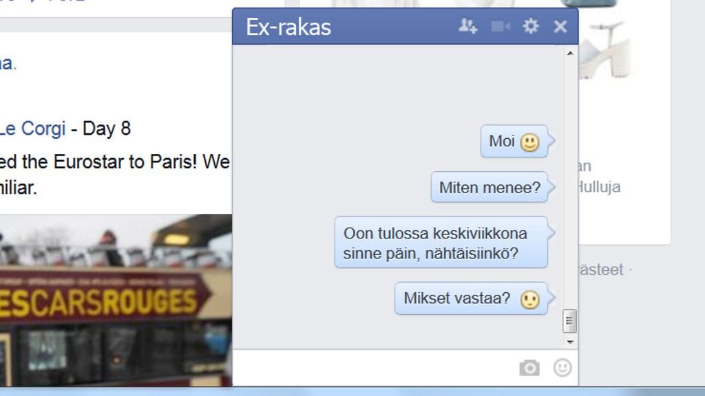 Exä haluaa kaveriksi