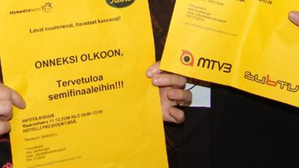 Tie semifinaaleihin on auki!