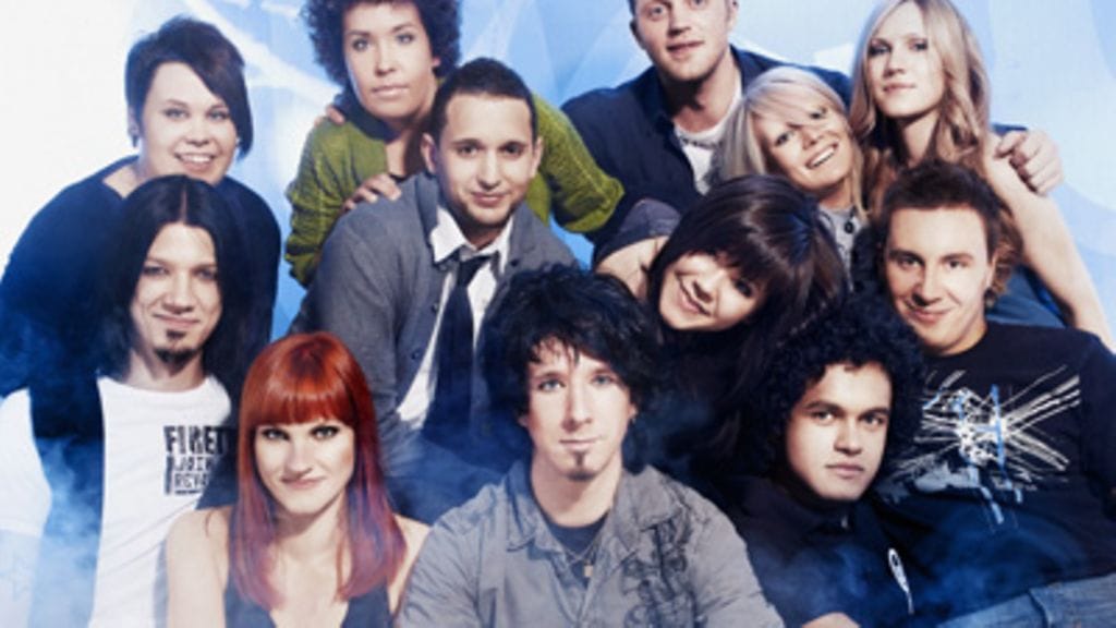 Idols-semifinalistit 2008. Kuva: MTV3.