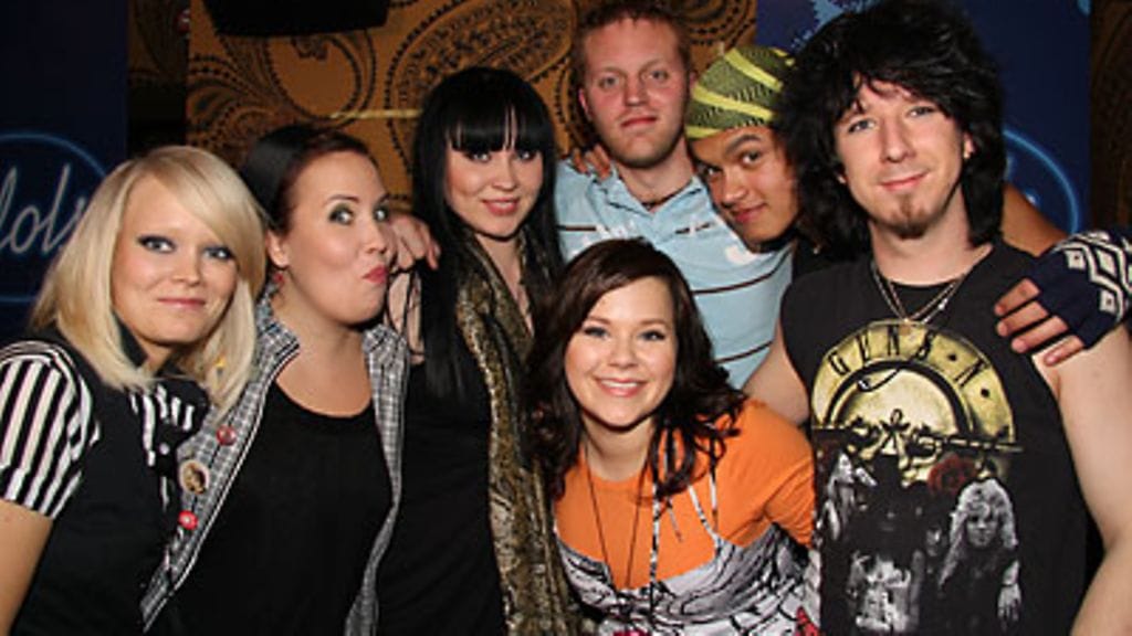 Idols 2008 -finalistit. Kuva: MTV3.