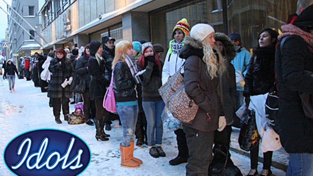Helsingin Idols-koelauluissa riitti porukkaa.