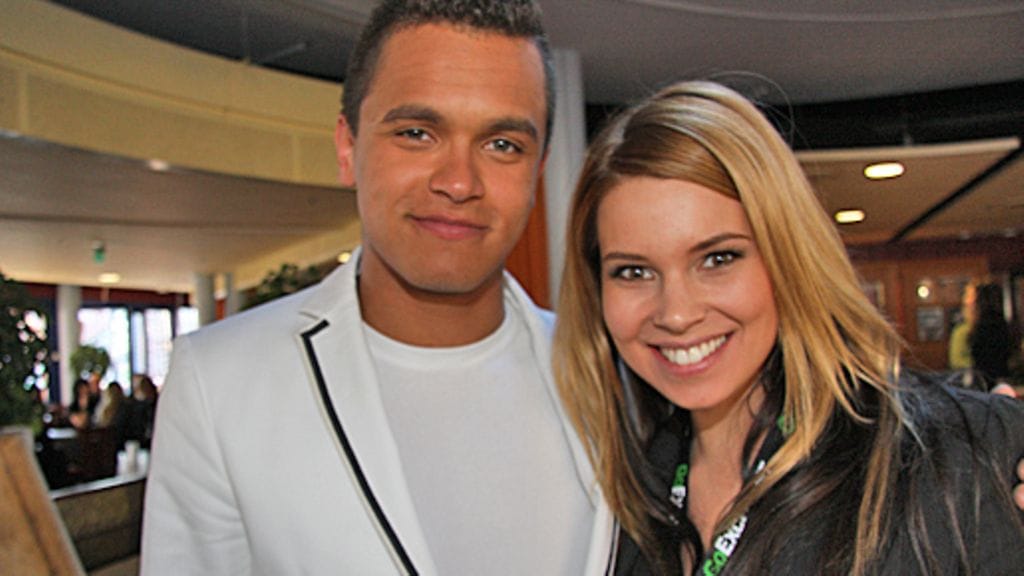 Pete Parkkonen ja Viivi Pumpanen Idols tekee hyvää -konsertissa.
