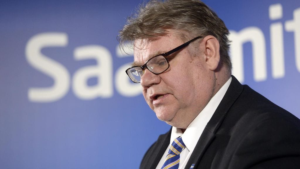 Puheenjohtaja Timo Soini 9. maaliskuuta 2015.