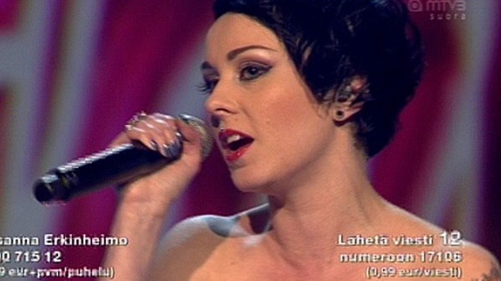 Viimeinen Idols-finaali: Susanna Erkinheimo.