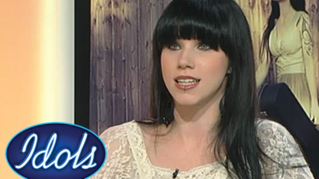 Idols-laulaja Stina Girs Huomenta Suomen vieraana 2.5.2012.