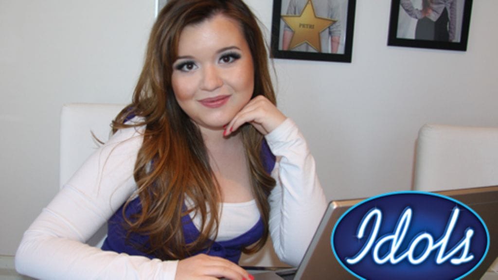 Diandra Flores Idols-sivujen verkkovieraana 3.5.2012.