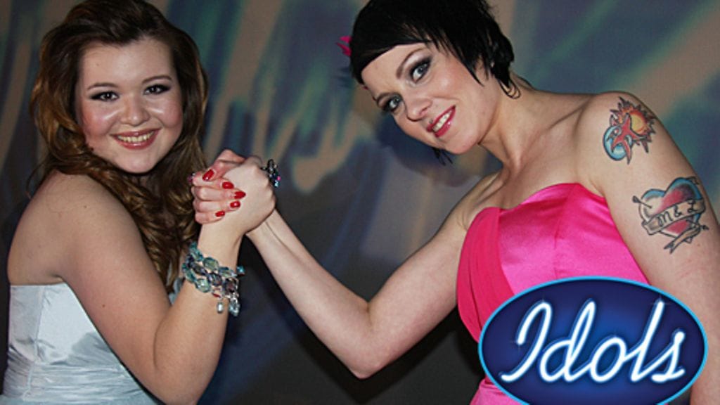 Idols-finalistit Diandra Flores ja Susanna Erkinheimo.