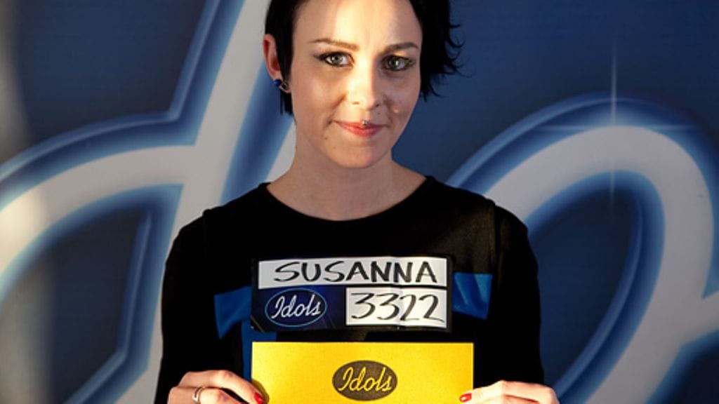 Susanna Erkinheimo Idolsin Vaasan koelauluissa.