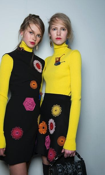 MSGM:n syksytalvi 2015 -näytöksen hiustyyli