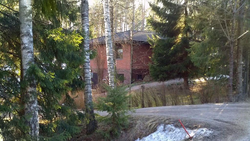 Täällä veriteko tapahtui lähes 25 vuotta sitten. Kuva otettu keväällä 2015.