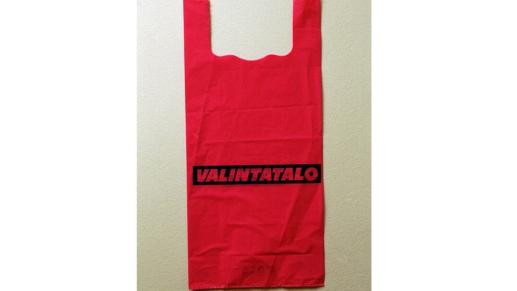 Valintatalon vanha muovikassi