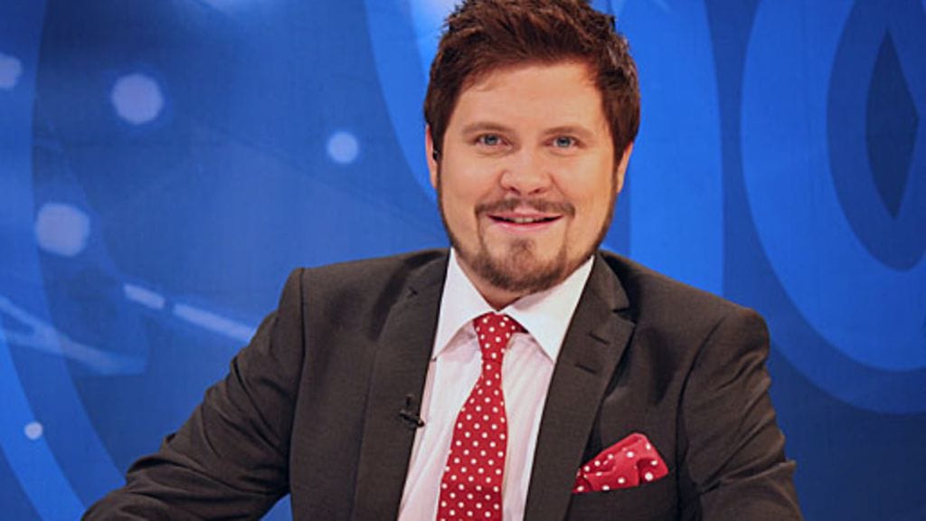 Idols Studion juontaja Janne Kataja.