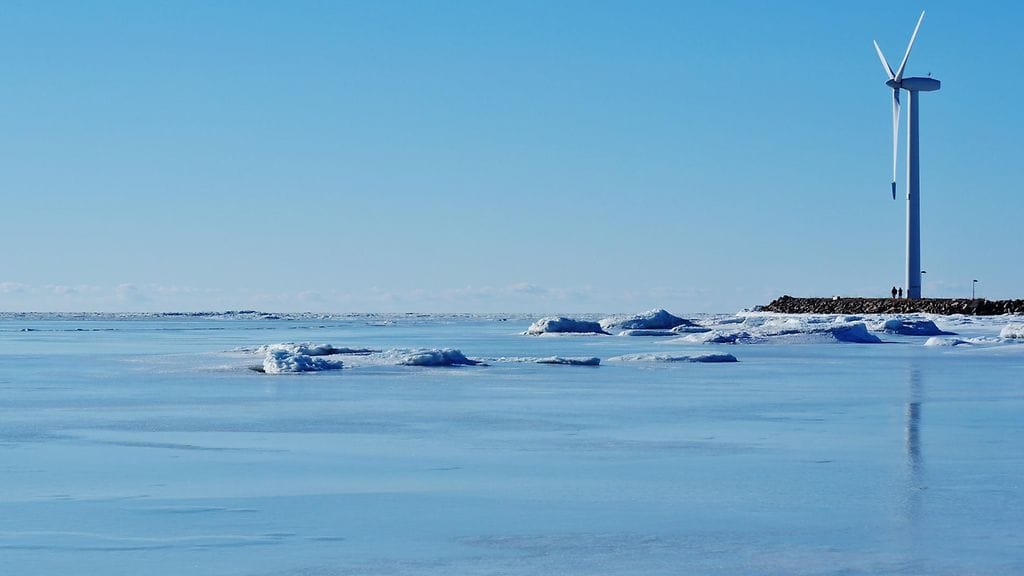 Kevättalvea Hailuodossa. Lukijan kuva: Miia Parviainen.