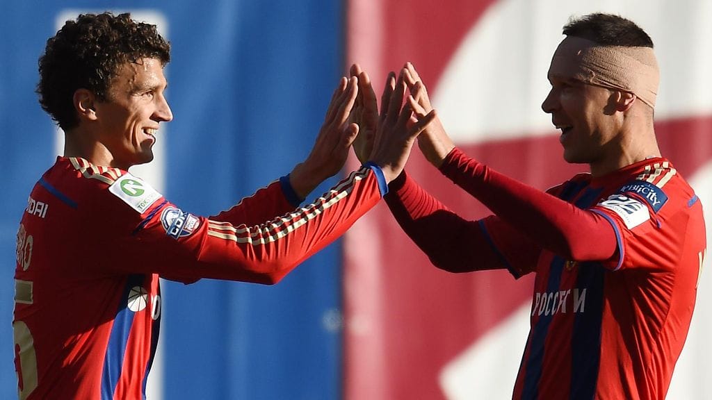 Roman Eremenko ja Sergei Ignashevitsh juhlivat.