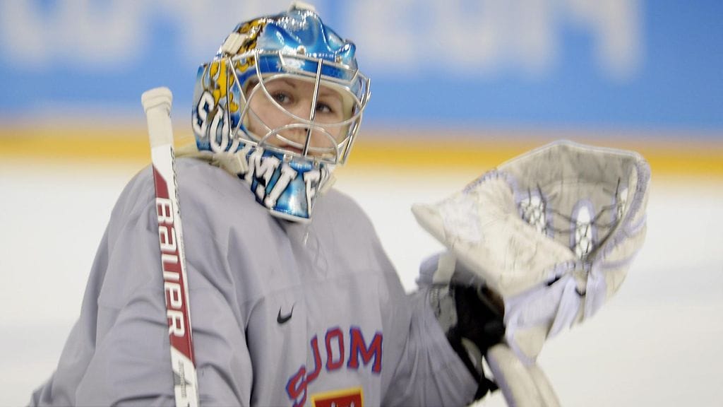 Meeri Räisänen torjui USA-pelissä 49 laukausta.