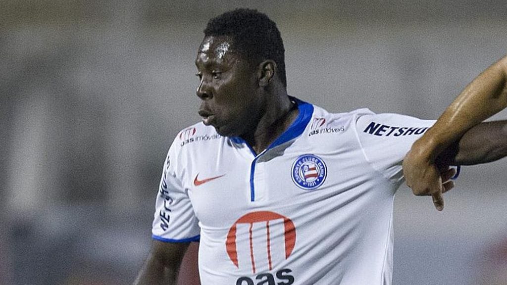 Freddy Adu pelasi brassiseura Bahian riveissä vuonna 2013.