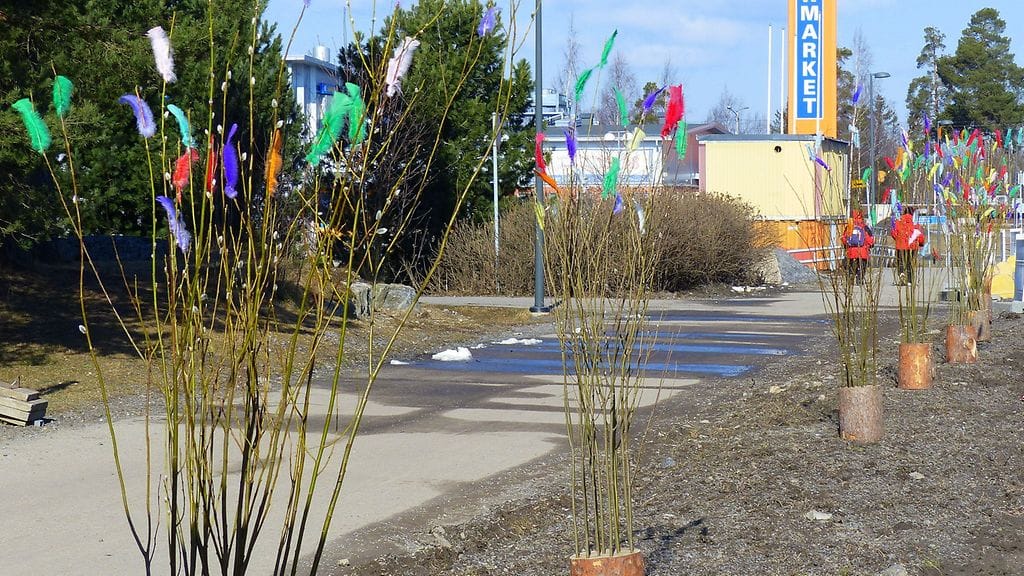 Viime vuonna pääsiäistä vietettiin keväisessä säässä Vaasan seudulla. Kuva; Matti Hietala