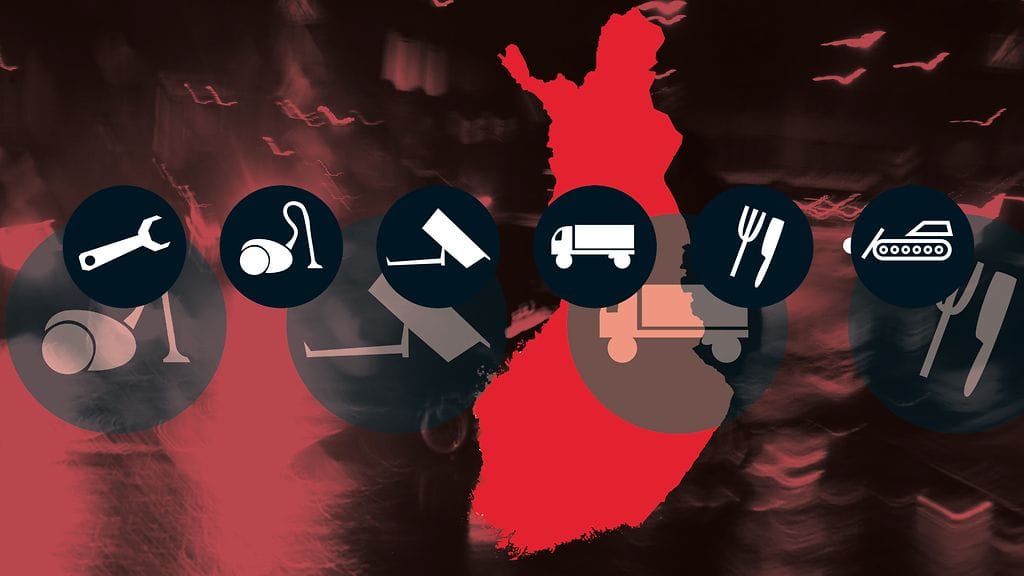 Selvityksen mukaan Suomessa järjestäytyneellä rikollisuudella on yhteyksiä esimerkiksi rakennusalalle, korjausrakentamiseen, huolto- ja siivousalalle, ravintoloihin, yksityisturvapalveluihin sekä esimerkiksi autojen vähittäismyyntiin.