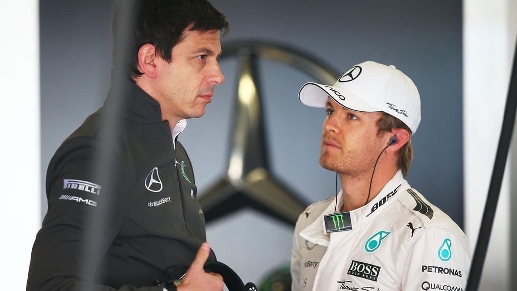 Toto Wolff ja Nico Rosberg