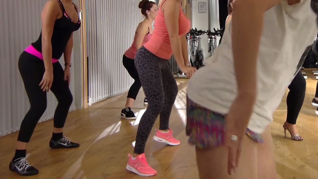 Twerkkausta tanssitunnilla