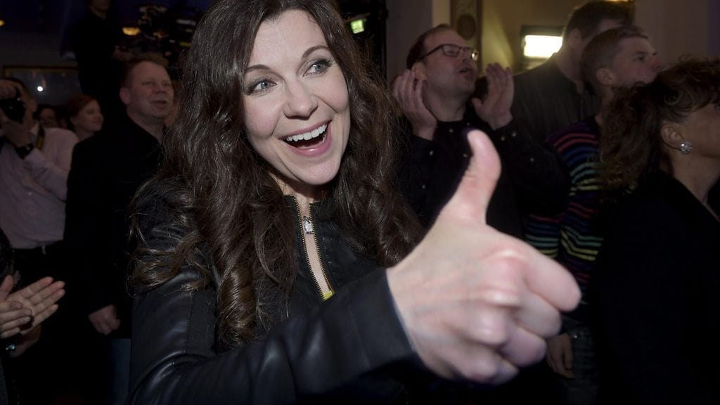 Perussuomalaisten sosiaali- ja terveysvaliokuntavastaava Arja Juvonen (ps.)