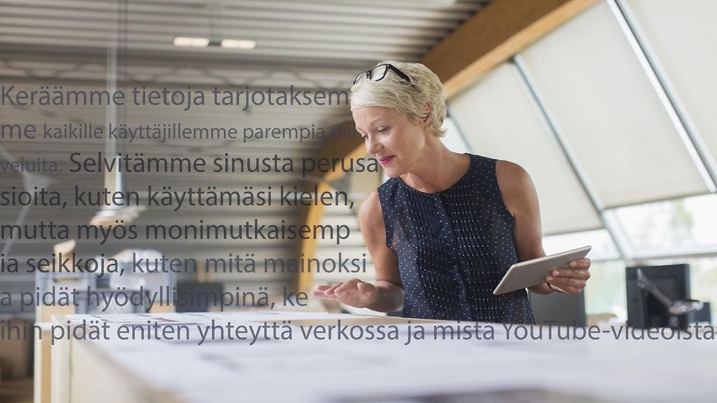 Kuvituskuva, lainaus Gmailin käyttöehdoista