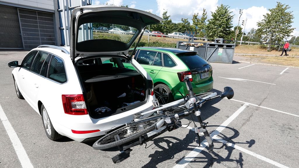 polkupyöräteline paksi auki