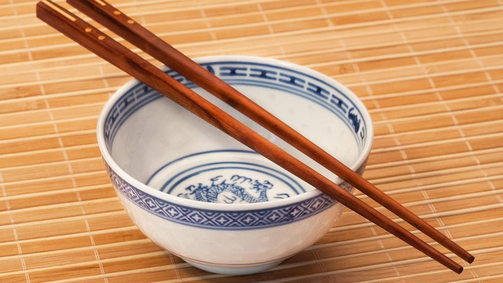 kulho, syömäpuikot