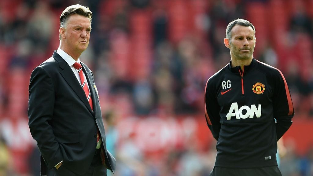 Louis van Gaal ja Ryan Giggs