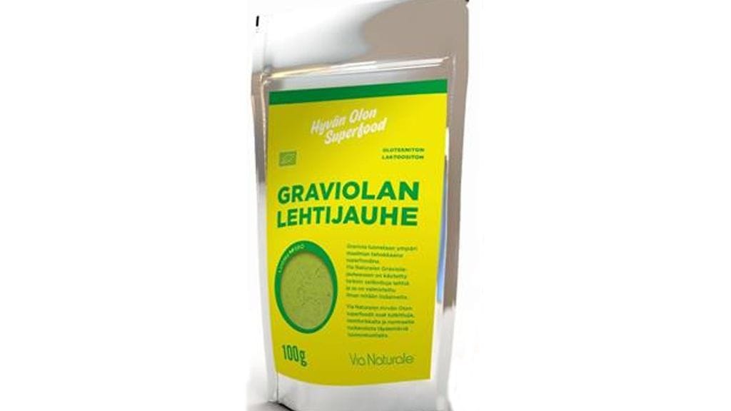 Erä Graviolan lehtijauhetta vedetään pois markkinoilta.