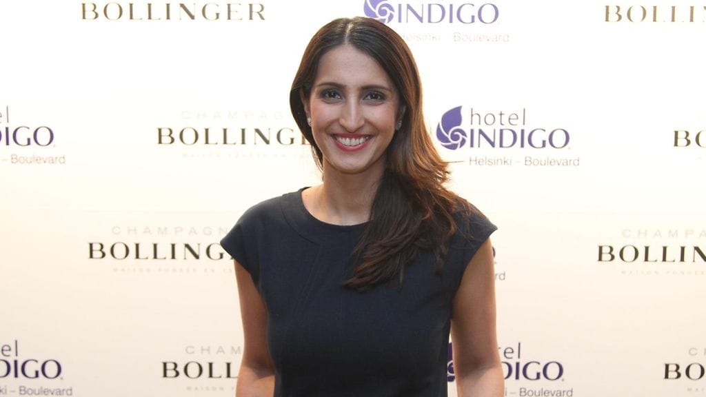 Nasima Razmyar Hotel Indigon avajaisissa tiistaina.