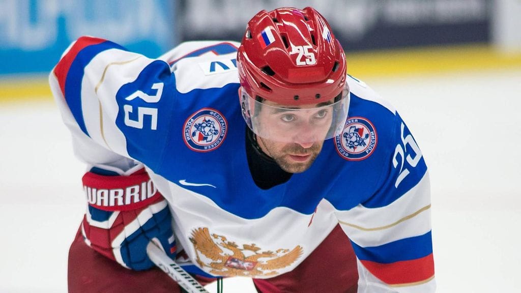 Danis Zaripov Venäjän paidassa (arkistokuva)