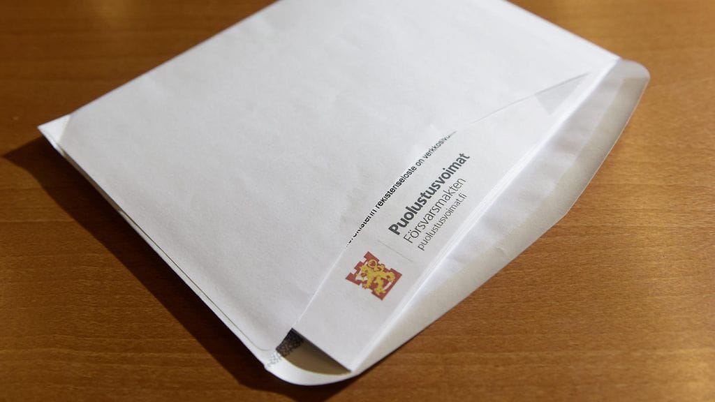 Puolustusvoimien reserviläiskirje ei jättänyt kysyttävää.