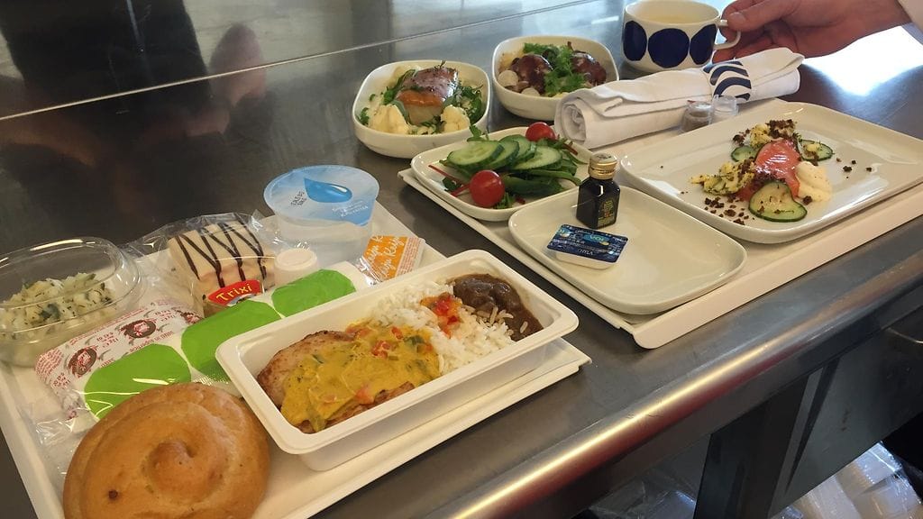 Lentokoneruoka 3 tai 4