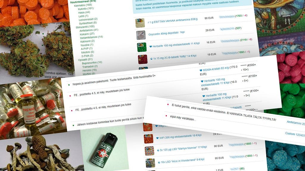 Huumekauppaa käydään verkossa siinä missä muutakin kauppaa. Kauppoja käydään sekä sille omistettujen  kauppapaikkojen kautta kuin perinteisemmin nettikeskusteluin.