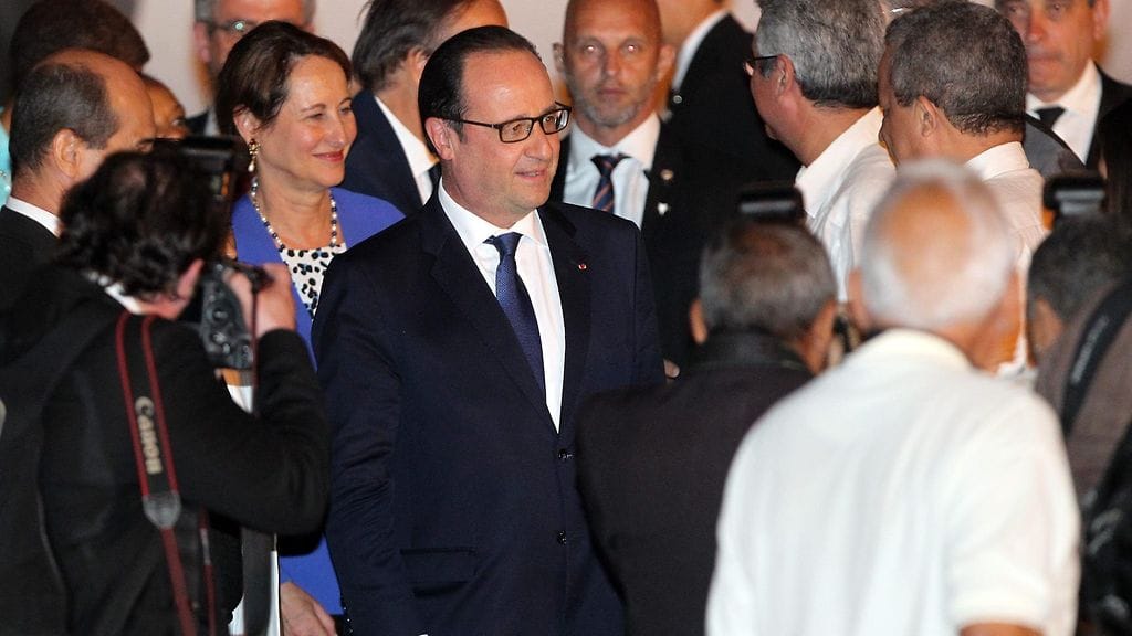 Ranskan presidentti Francois Hollande saapui eilen Havannaan Kuubaan.