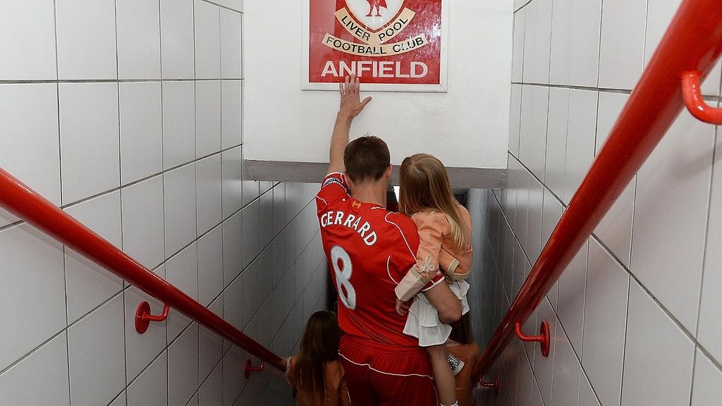Steven Gerrard jätti jäähyväiset Anfieldille viime toukokuussa.