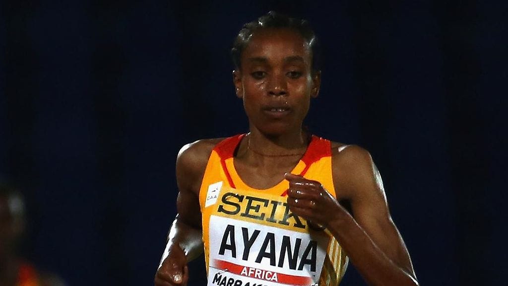 Almaz Ayana meni kaikkien aikojen tilastossa kolmanneksi (arkistokuva).