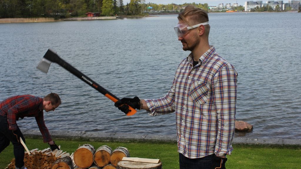 Oikean painoinen kirves